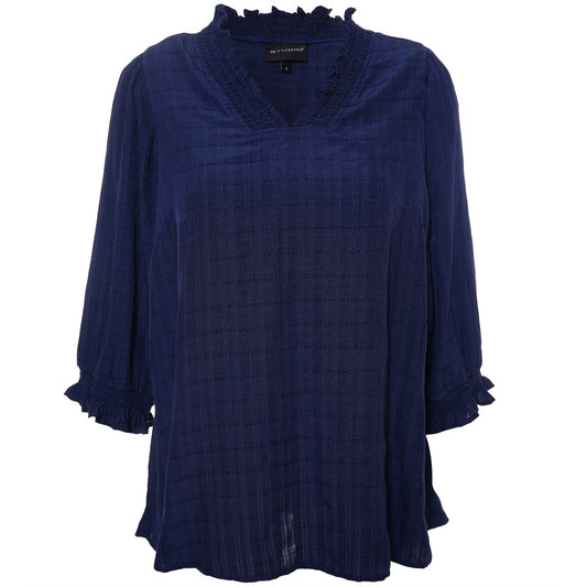 Feodora Blouse with Smock Neck