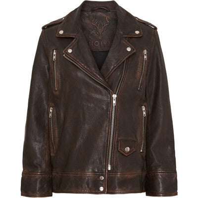 Oversized Biker Jakke