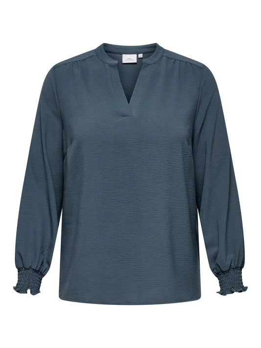 Carmetta V-Neck Ls Top