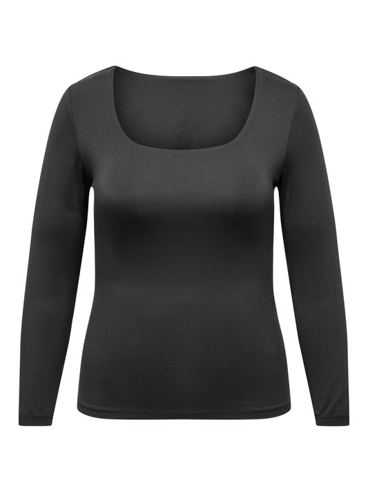Carea Ls 2-Way Deep Neck Top