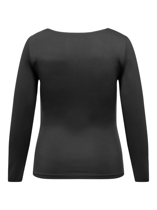 Carea Ls 2-Way Deep Neck Top