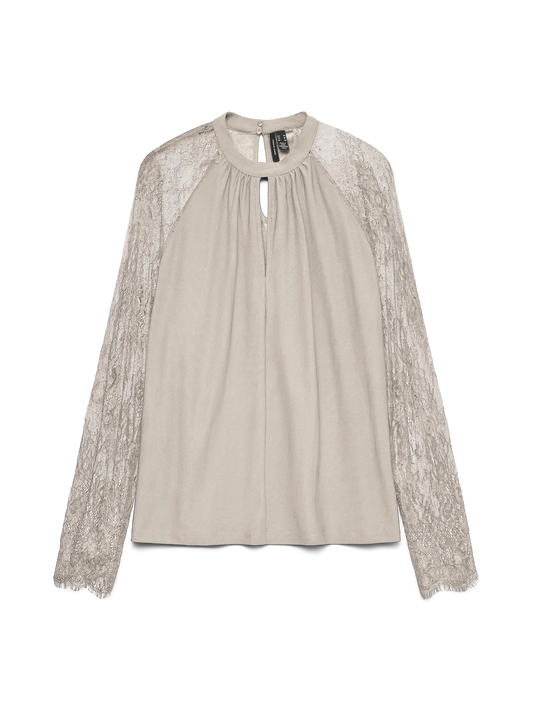 Vmmilla Ls Lace Top NOOS