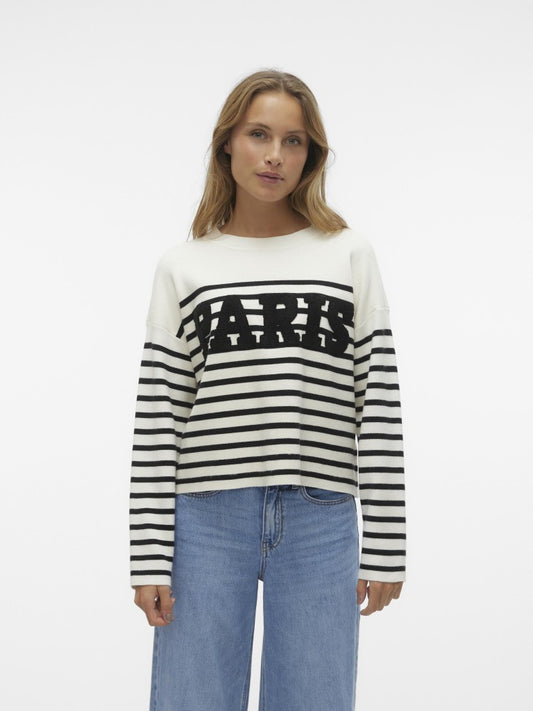 Vmaria Paris LS O-Neck Pullover