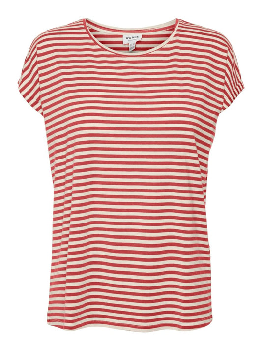 Vmsva Plain Ss Top Stripe