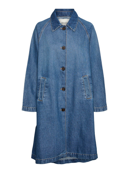 Vmsophie Ls Long Denim coat