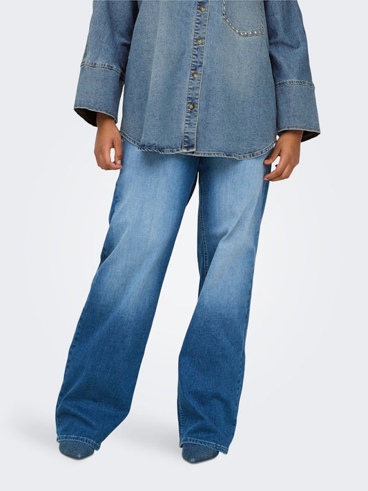 Carwilly  Hw Wide Denim