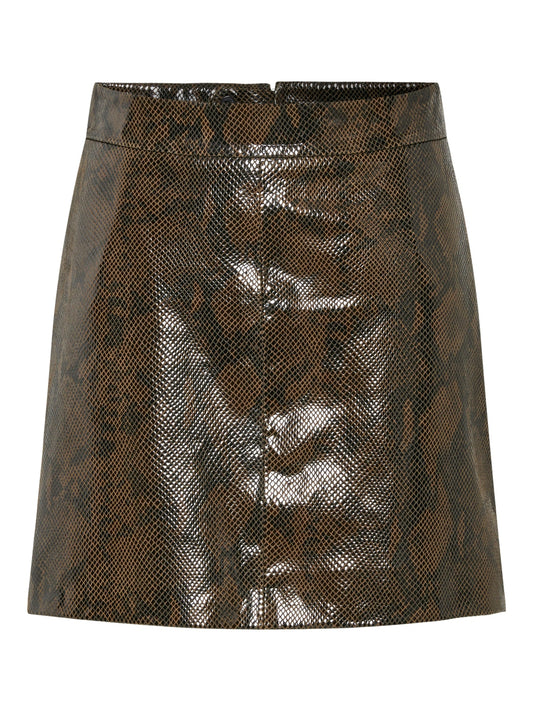 Yasrivo Hw Short Leather Skirt